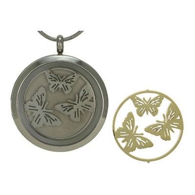 Honor Butterfly Cremation Pendant II